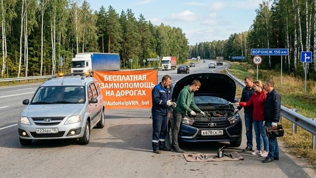 @AutoHelp_VRN — взаимопомощь на дорогах Воронежа и области